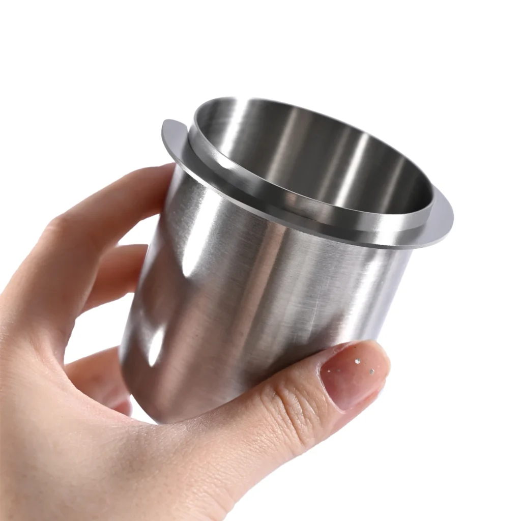 Stainless Steel Espresso Dosing Cup (58mm) detail