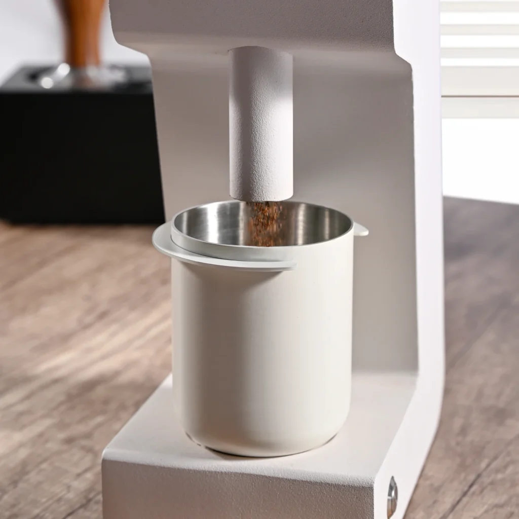 Stainless Steel Espresso Dosing Cup (58mm) detail
